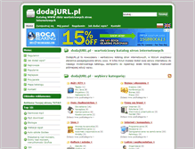 Tablet Screenshot of dodajurl.pl